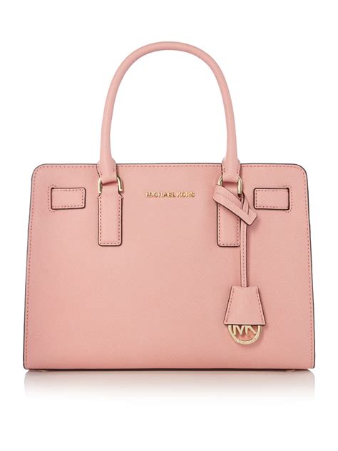 michael kors dillon pale pink medium tote bag|Michael Kors large monogram tote.